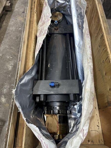 3000 TON NATIONAL (CROSBY GROUP) 4-POST HYDRAULIC PRESS / WIRE ROPE SWAGING MACHINE: STOCK #1945