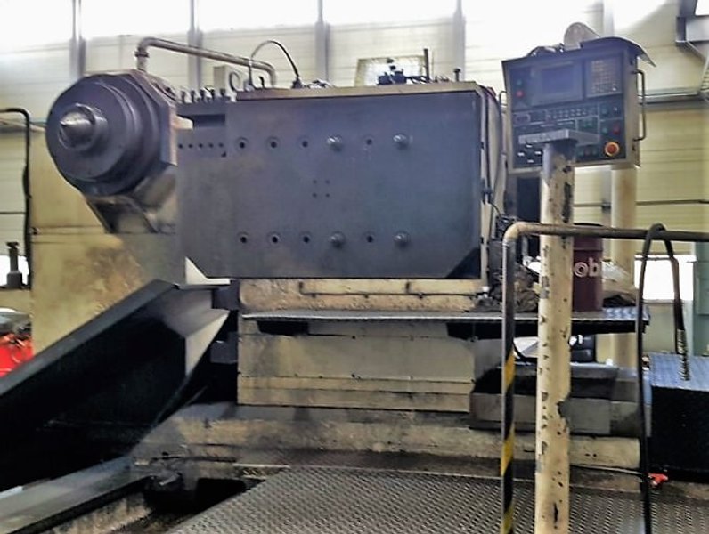 Mackintosh-Hemphill, 125" Swing, 629" C.C, 150 Ton Cap., 150 HP, Tailstock Fanuc 21i CNC, RetroFit 2012, #28706