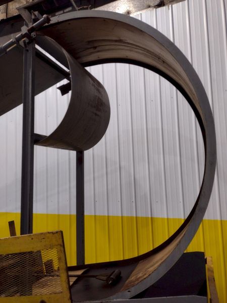 10,000 LB X 24" WIDE X .187" AIR FEEDS COIL CRADLE STRAIGHTENER / UNCOILER: STOCK 17042
