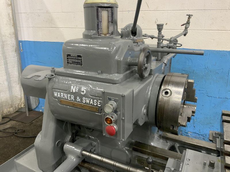 #5 WARNER & SWASEY MODEL #1470 RAM TYPE TURRET LATHE: STOCK #80661
