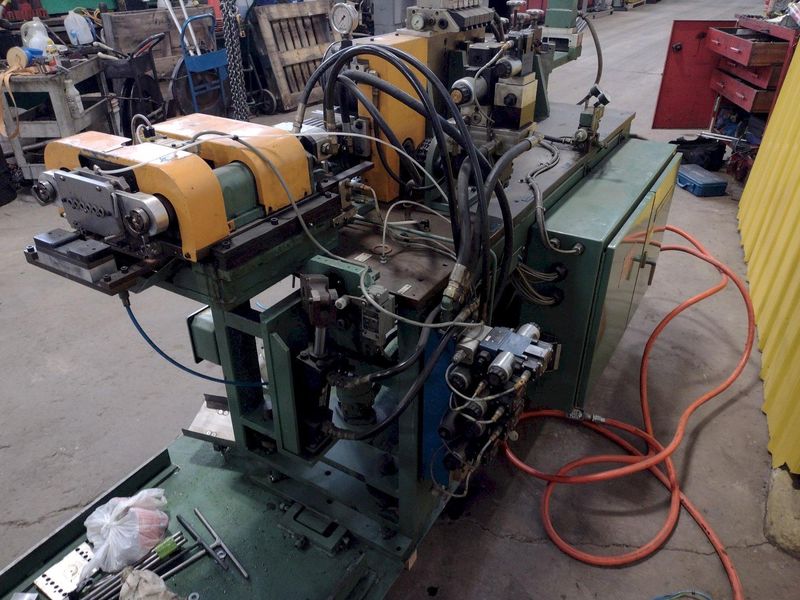 BURR OAK MODEL #VBHB RETURN TUBE BENDER & MODEL #MTCO STRAIGHTENER FEEDER: STOCK #15868