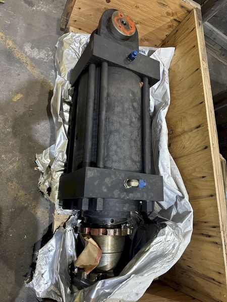 3000 TON NATIONAL (CROSBY GROUP) 4-POST HYDRAULIC PRESS / WIRE ROPE SWAGING MACHINE: STOCK #1945