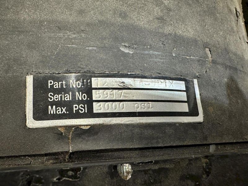 3000 TON NATIONAL (CROSBY GROUP) 4-POST HYDRAULIC PRESS / WIRE ROPE SWAGING MACHINE: STOCK #1945