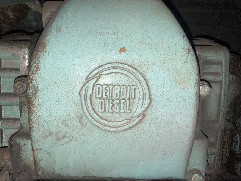 50,000 LB CAPACITY TAYLOR (EAGLE FRAME) MODEL #YS DETROIT DIESEL HEAVY DUTY FORKLIFT: STOCK #181