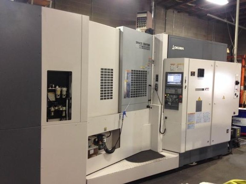 Okuma MH600HB, 39"x35"x39", 25"Pllts, 80 Hldrs,OSP200 Ctrl,Full 4th,81ATC,1K PSI Clnt,'11