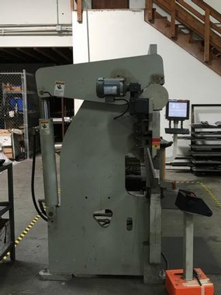 100 Ton Accurpress 7-100-12, 3-Axis CNC, '00, 8"Str, 14"Open Ht,ETS3000 Ctrl,BG,Ft Switch