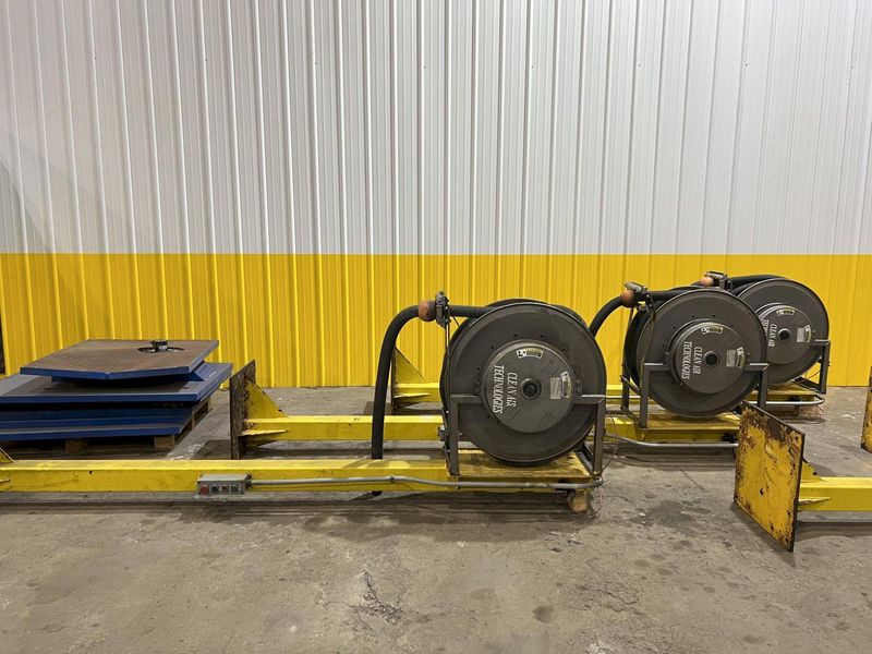 40 HP x 4 STATION CLEAN AIR TECHNOLOGIES / EUROVAC INDUSTRIAL TRANSIT & BUS CENTRAL VACUUM SYSTE