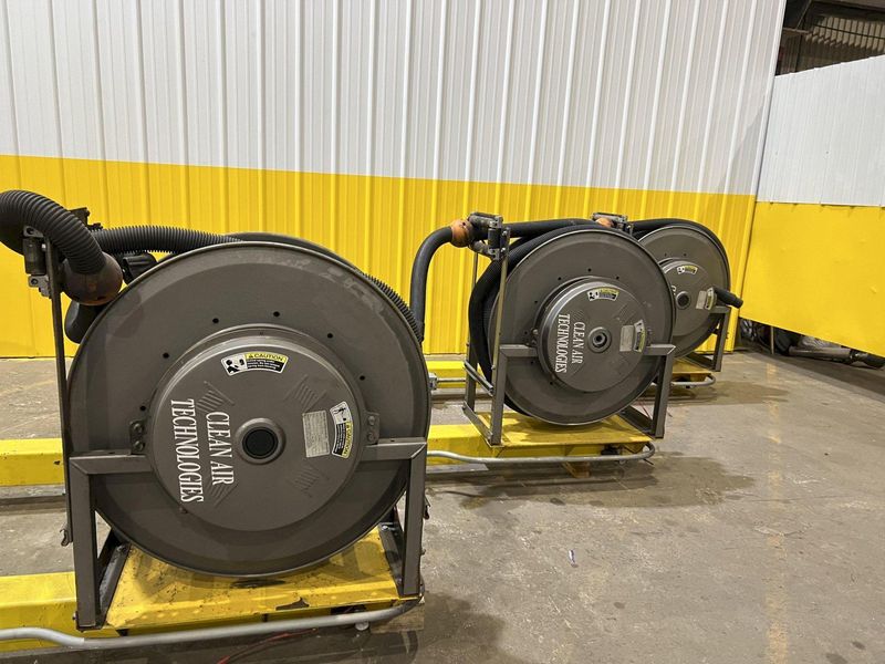 40 HP x 4 STATION CLEAN AIR TECHNOLOGIES / EUROVAC INDUSTRIAL TRANSIT & BUS CENTRAL VACUUM SYSTE