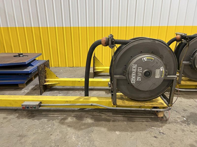 40 HP x 4 STATION CLEAN AIR TECHNOLOGIES / EUROVAC INDUSTRIAL TRANSIT & BUS CENTRAL VACUUM SYSTE