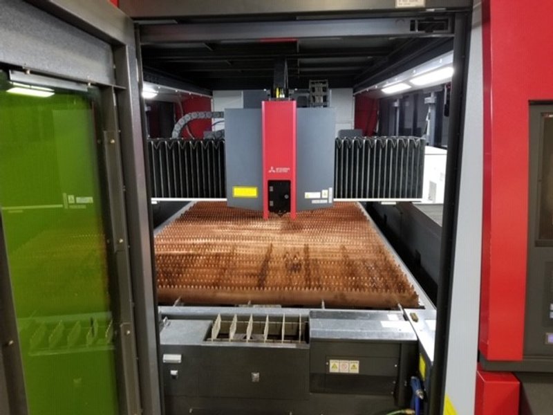 2015, 5x10, 4000 Watt Fiber Laser, Compact Load/Unload System