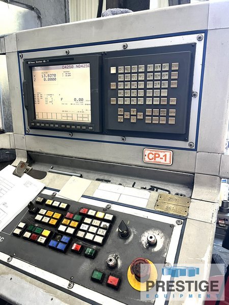 120" New Century, 12-Station ATC, 124" Swing, 84" Under Rail, 70 RPM, 40 HP, Fanuc 18T, #43801