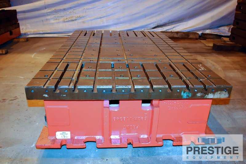 (1) Machining Work Table, T-Slotted, 108" x 68" x 25" High Cast Iron, #27832