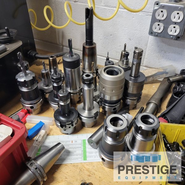 Okuma MB4000H CNC 4-Axis, X/Y-22.05, (6) Sta. APC w/ 15.7" Pallets, OSP-P300MA, 64 ATC, 15,000 RPM, Probes, 2017, #43982