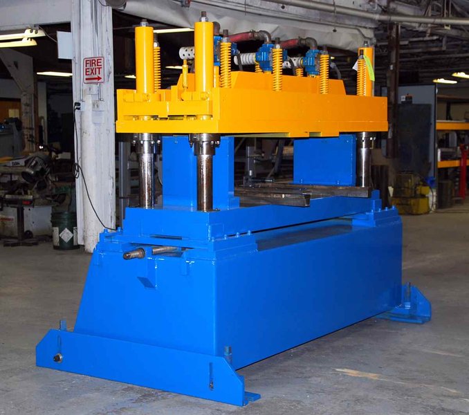 35 Ton x 3" BRADBURY 4-Post Air Cut-Off Press