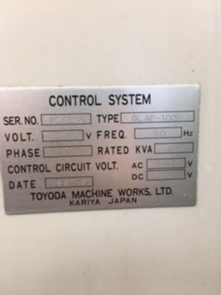 EQUIPPED WITH GC 32 CONTROL, 12.6' X 19/7" TRAVELS, REBUILT BY TOYODA IN 2017 18,196 HOURS