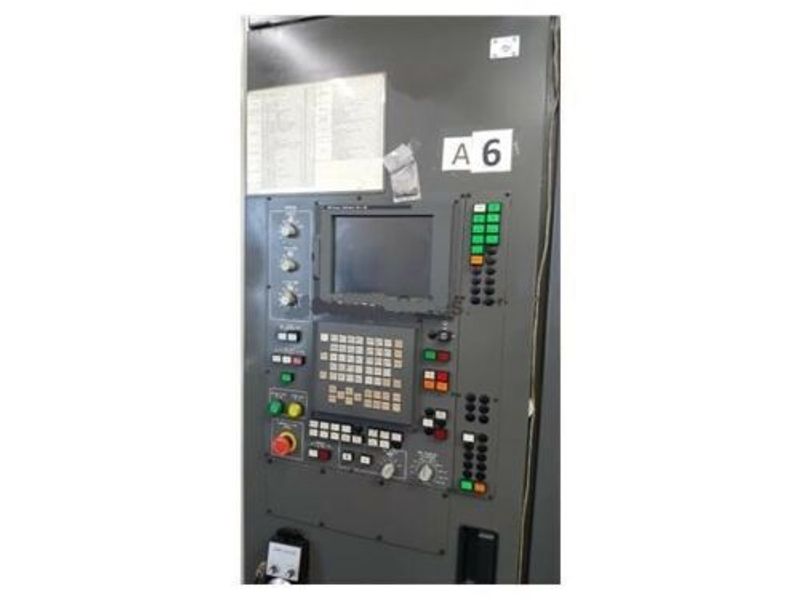 FANUC 16i-M CONTROL, 14,000 RPM, 1 Degree 4TH AXIS, 30 HP, 62 ATC, CAT-40, UNDER POWER & RUNNING Thru Spindle Coolant needs to be reconnected but is included ..Spindle noisy over 8K RPMs
