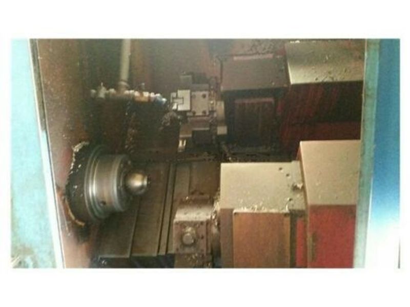 TWIN TURRETS, FANUC OT CONTROL, 16 HP, UNDER POWER & RUNNING