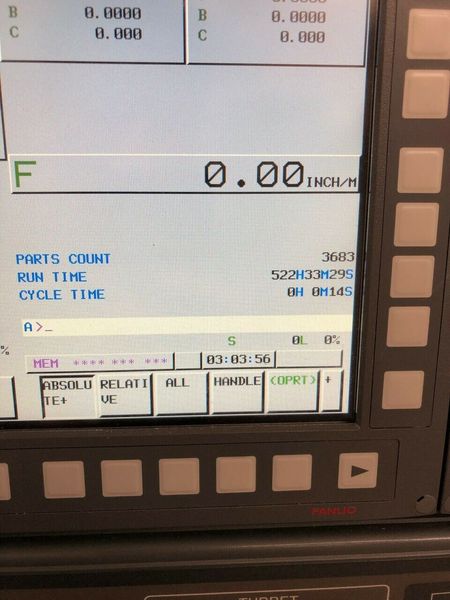 600 Hours Only 2018 SAMSUNG CNC SL-2000BSY CNC Lathe FANUC 0i-TF Y-AXIS SUB SPINDLE FULL C-AXIS LIVE TOOL 6 HOLDERS 6 live tooling holders- 2 single radial, 2 single axial, 1 double radial, 1 double axial opposed