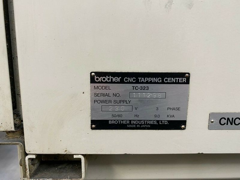 1999 BROTHER TC-323 DRILL & TAP MACHINE 10 ATC 16x12x10 10K rpms