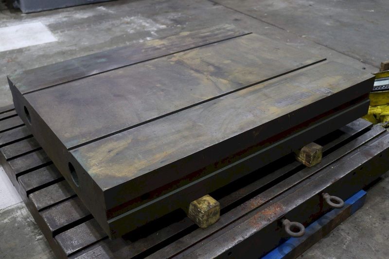 48' X 60' X 8-3/4' CAST IRON LAYOUT PLATE:   STOCK #4511