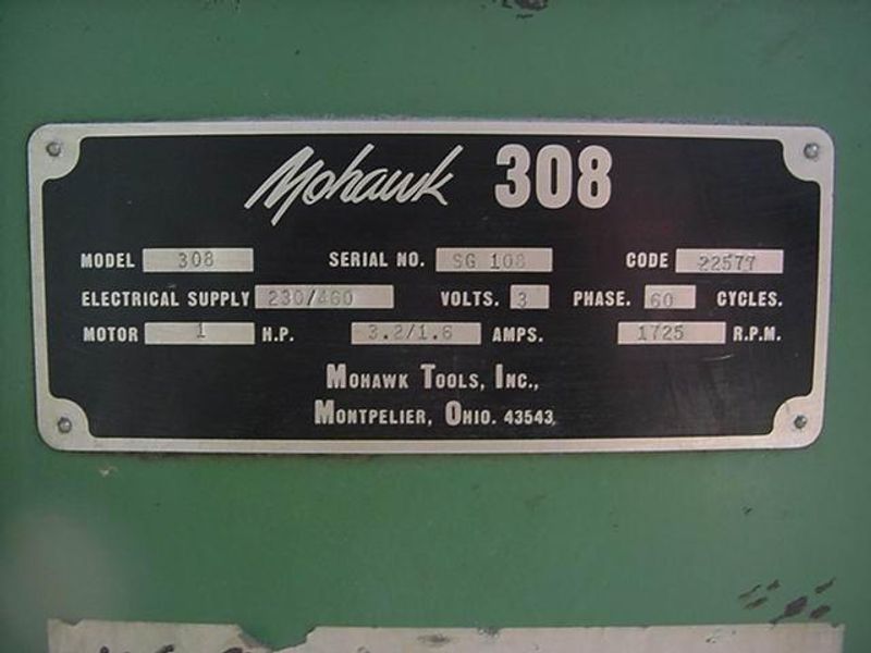 1-1/2' MOHAWK MODEL #308 DRILL GRINDER:  STOCK #51360
