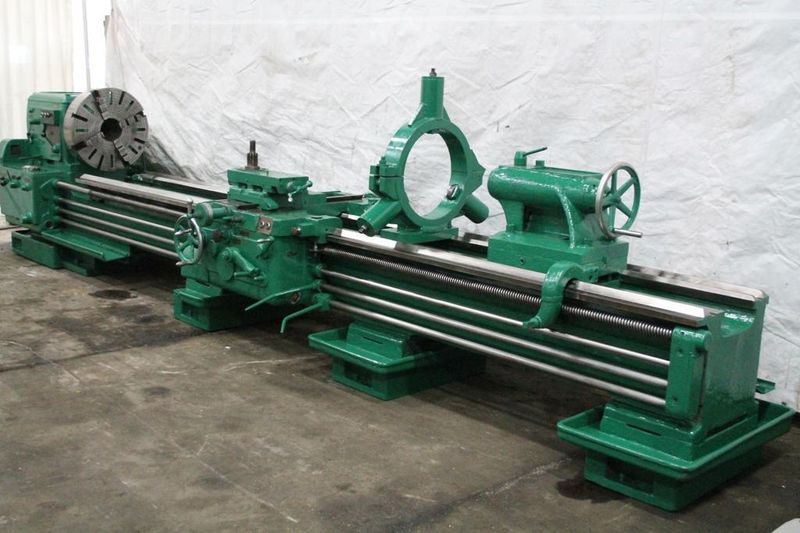 27" X 168" POREBA GAP BED ENGINE LATHE: STOCK #59823