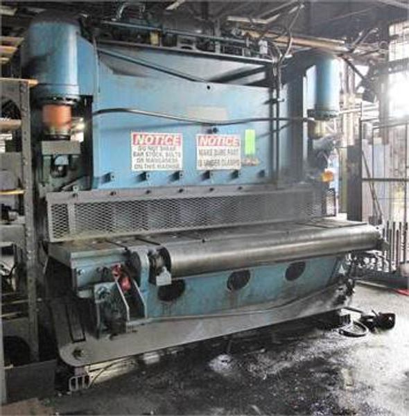 8' X 1/2' PACIFIC HYDRAULIC POWER SHEAR: STOCK 70412