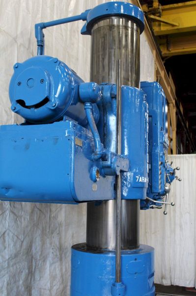 7' X 17" CARLTON RADIAL DRILL: STOCK #71609