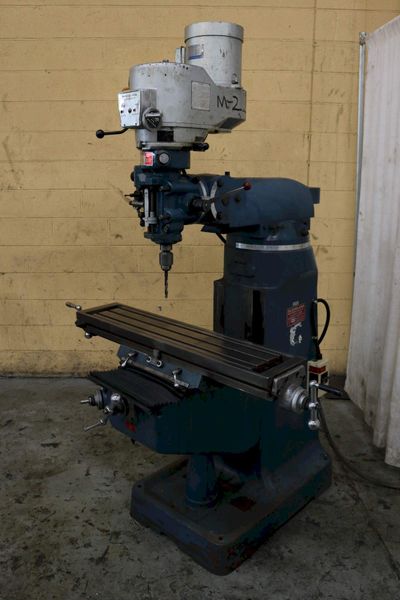 3 HP 42' X 9' CLEVELAND VERTICAL RAM TYPE MILL: STOCK #73103