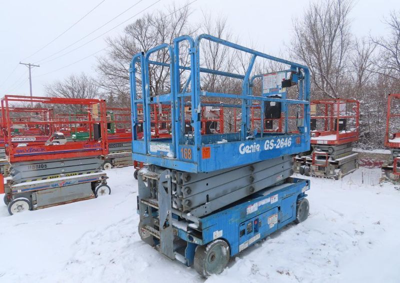 GENIE MODEL GS-2646 ELECTRIC SCISSOR LIFT: STOCK #73800