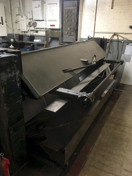 10' X 10 GA NIAGARA POWER SQUARING SHEAR: STOCK #73801