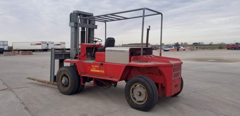 28,000 LBS SILENT MODEL FK-12-28 DUAL PNEUMATIC FORKLIFT: STOCK 73496