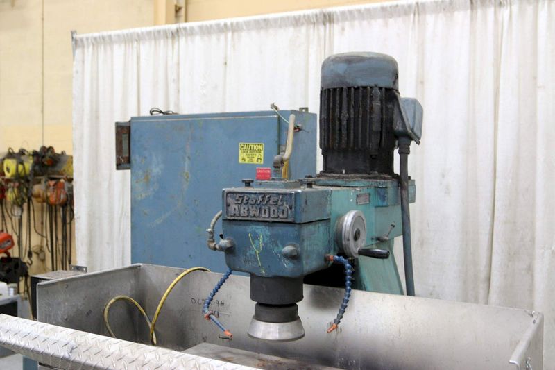 8' X 24' ABWOOD VERTICAL SPINDLE ROTARY SURFACE GRINDER: STOCK #73045