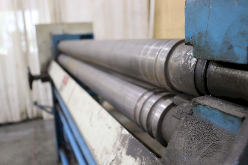 4' X 14 GA AMERECON  PLATE BENDING ROLLS: STOCK #72973