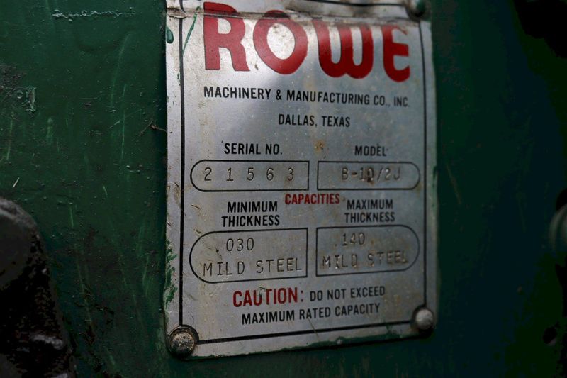 2000 LB X 10" ROWE COIL CRADLE STRAIGHTENER : STOCK #72708