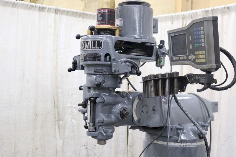 1-1/2 HP MAXMILL VERTICAL RAM TYPE MILL: STOCK #72641