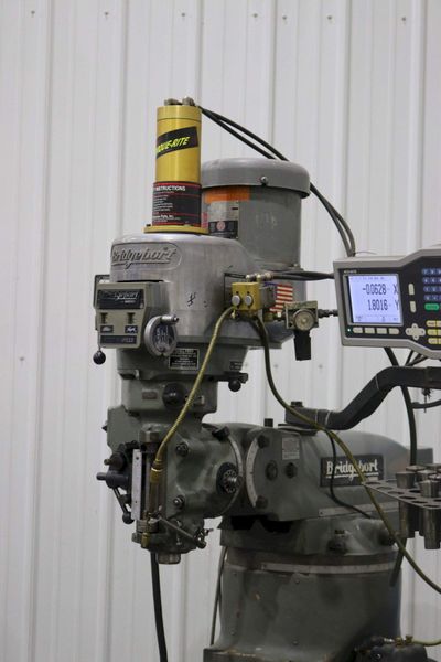 2 HP BRIDGEPORT RAM TYPE VERTICAL MILL: STOCK #72640