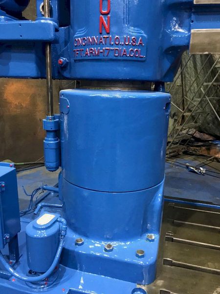 7' X 17' CARLTON RADIAL DRILL: STOCK #71608