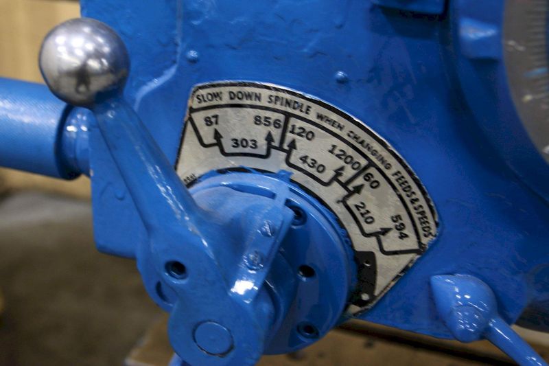 4' X 9" CARLTON MODEL #0A RADIAL DRILL: STOCK #69816