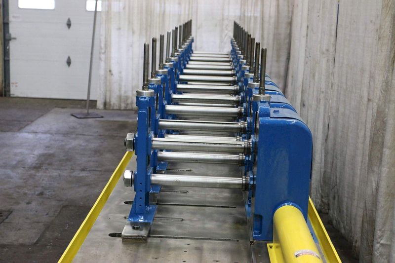 12 STAND X 2" YODER EXTRA HIGH VERTICAL ROLLFORMER: STOCK #67987