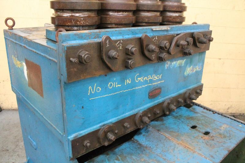 7 ROLL BOUCHER 1.5" SINGLE PLANE TUBE STRAIGHTENER: STOCK #65627