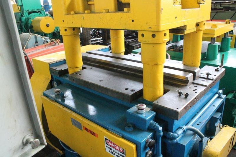 50 TON ALPHA 4 POST CUTOFF PRESS: STOCK 62200