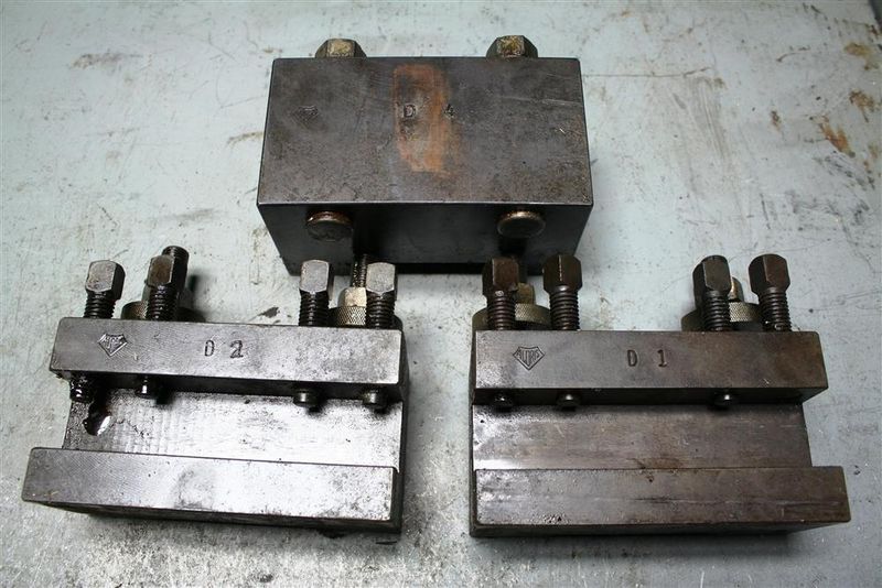 (3) ALORIS TOOL HOLDERS D1, D2, AND D4: STOCK #59263