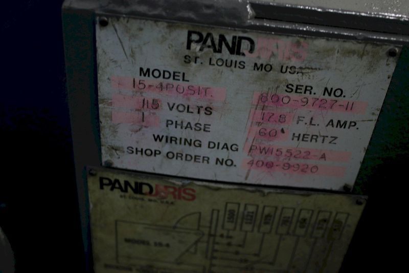 1500 LBS PANDJIRIS MODEL 15-4 MVRHTFB WELDING POSITIONER: STOCK #7033