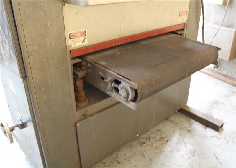 36' RAND BRIGHT BELT GRINDER & DUST COLLECTOR: STOCK #62629