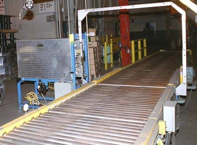 42" WIDE X 42" HIGH ITIPACK/A & H AUTOMATIC BANDING LINE: STOCK #50332