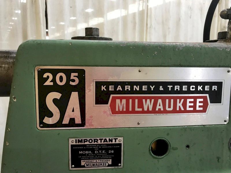 #2 KEARNEY & TRECKER MODEL 205 SA HORIZONTAL MILL: STOCK # 72819
