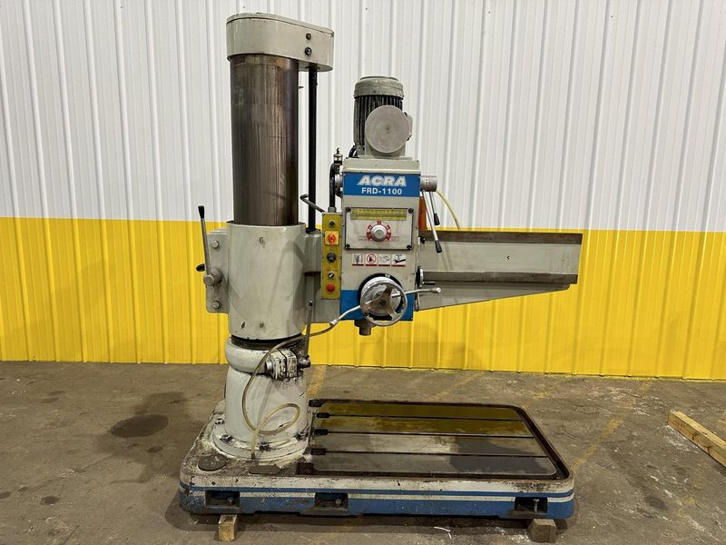 3' X 11" ACRA MODEL #FRD-1100 RADIAL DRILL: STOCK #19811