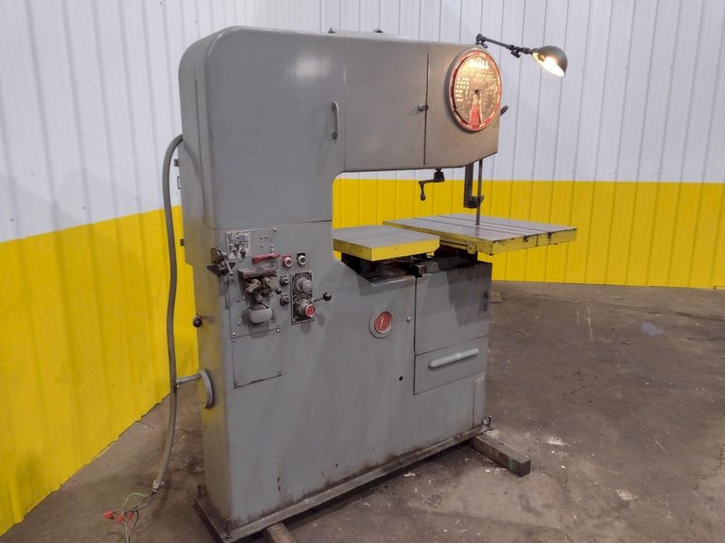 36" DOALL MODEL #3612H VERTICAL BANDSAW: STOCK #19728