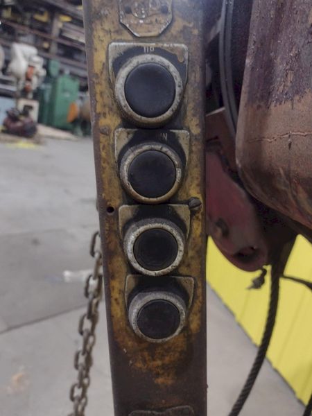 5 TON 10,000 LBS BOBCAT POWER CABLE HOIST WITH TROLLEY: STOCK #18936